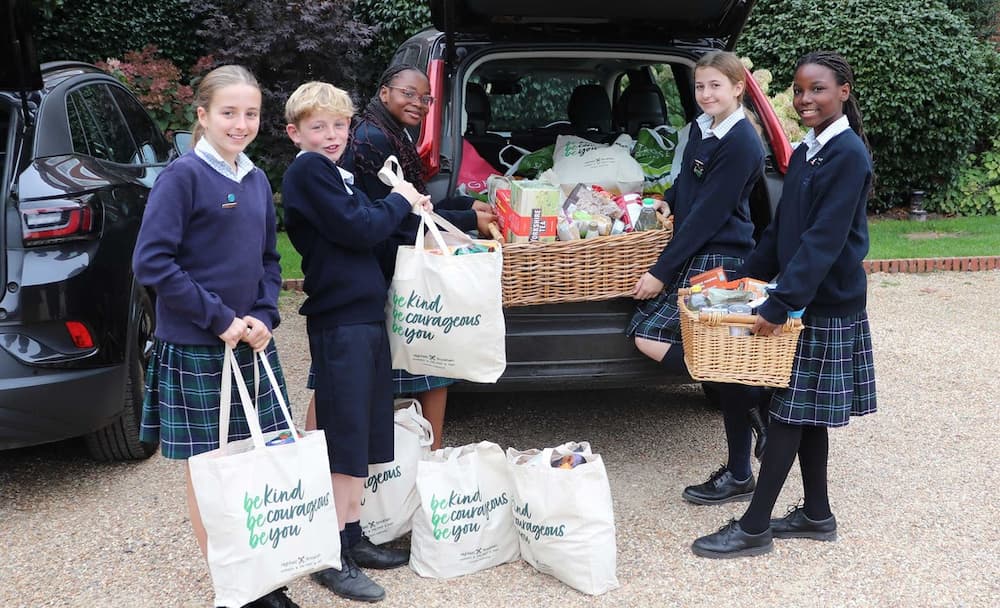From Classroom to Community: Harvest Festival Donation to Liphook Foodbank